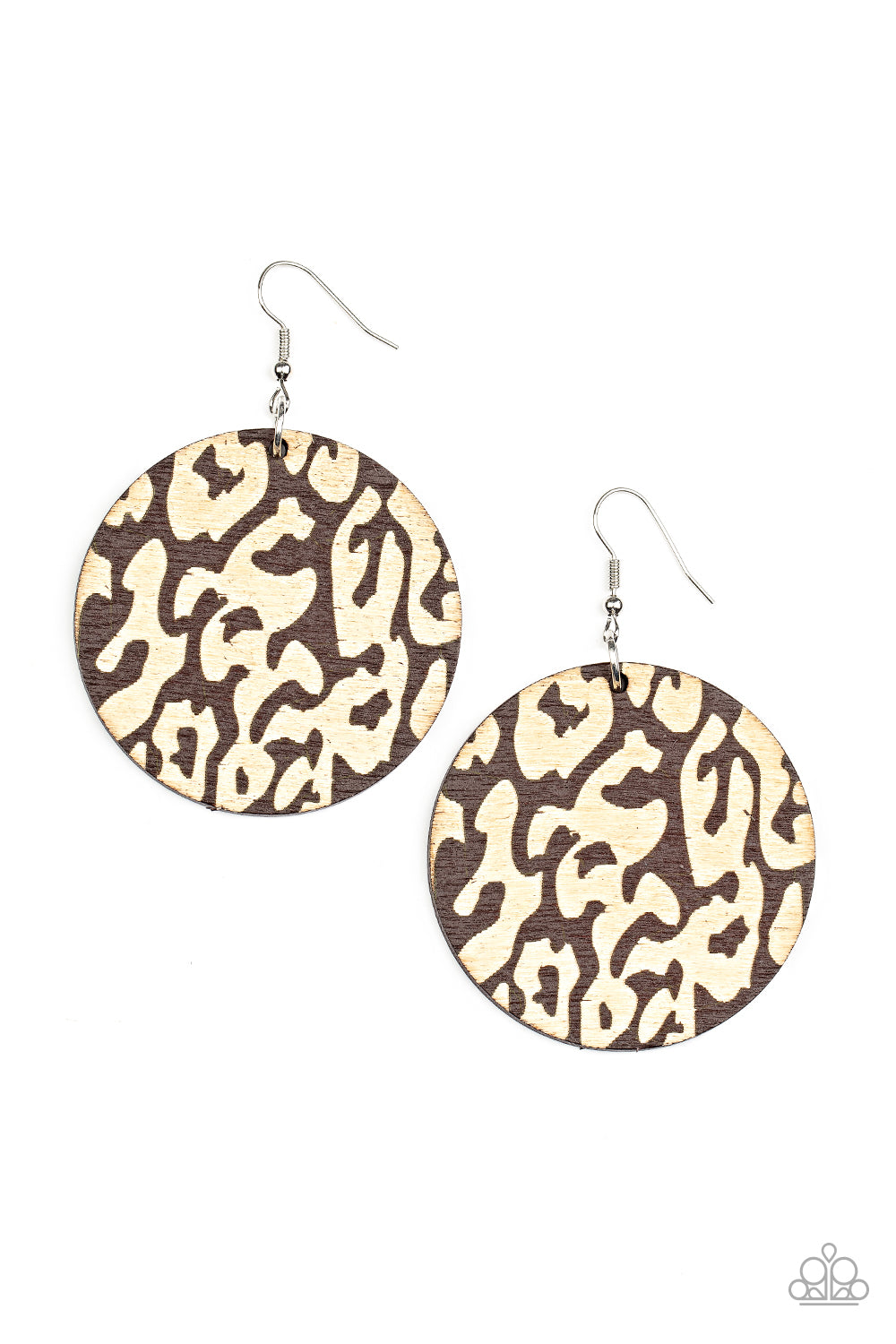 paparazzi-accessories-catwalk-safari-brown-earrings