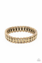 Load image into Gallery viewer, paparazzi-accessories-abstract-advisory-brass-bracelet
