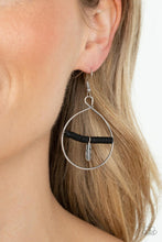 Load image into Gallery viewer, Free Bird Freedom - Black Earrings - Paparazzi Jewelry
