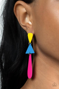 Retro Redux - Multi Post Earrings - Paparazzi Jewelry