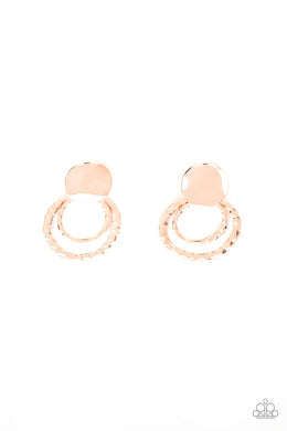 paparazzi-accessories-ancient-arts-copper-post earrings