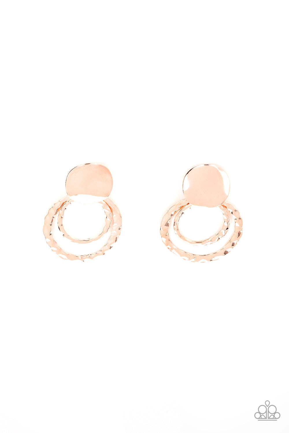 paparazzi-accessories-ancient-arts-copper-post earrings