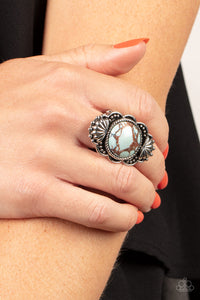 Atlantis Adventure - Blue Ring - Paparazzi Jewelry