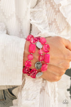 Load image into Gallery viewer, Oceanside Bliss - Pink Bracelet - Paparazzi Jewelry
