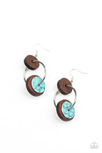 Load image into Gallery viewer, paparazzi-accessories-artisanal-aesthetic-blue-earrings

