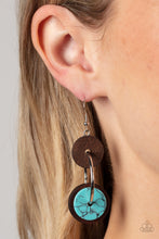 Load image into Gallery viewer, Artisanal Aesthetic - Blue Earrings - Paparazzi Jewelry
