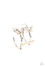 Load image into Gallery viewer, paparazzi-accessories-full-out-flutter-gold-earrings
