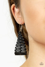Load image into Gallery viewer, Urban Delirium - Black Earrings - Paparazzi Jewelry

