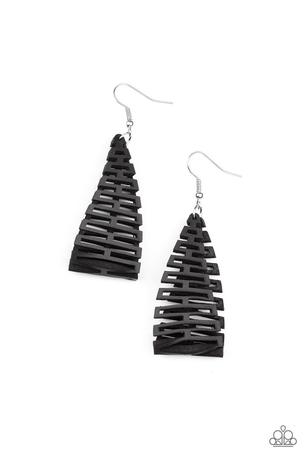 paparazzi-accessories-urban-delirium-black-earrings