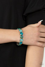 Load image into Gallery viewer, Radiant on Repeat - Green Bracelet - Paparazzi Jewelry
