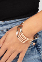 Load image into Gallery viewer, Tantalizingly Tiered - Gold Bracelet - Paparazzi Jewelry
