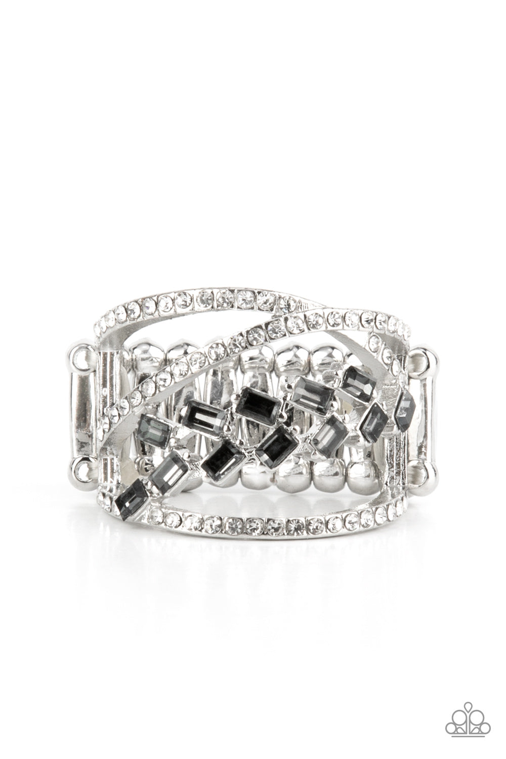 paparazzi-accessories-lavishly-luminary-silver-ring