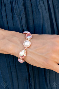 Nostalgically Nautical - Rose Gold Bracelet - Paparazzi Jewelry