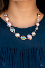 Load image into Gallery viewer, Nautical Nirvana - Rose Gold Necklace - Paparazzi Jewelry
