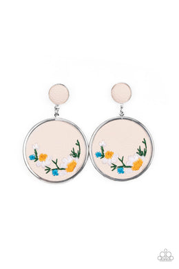 paparazzi-accessories-embroidered-gardens-multi-post earrings