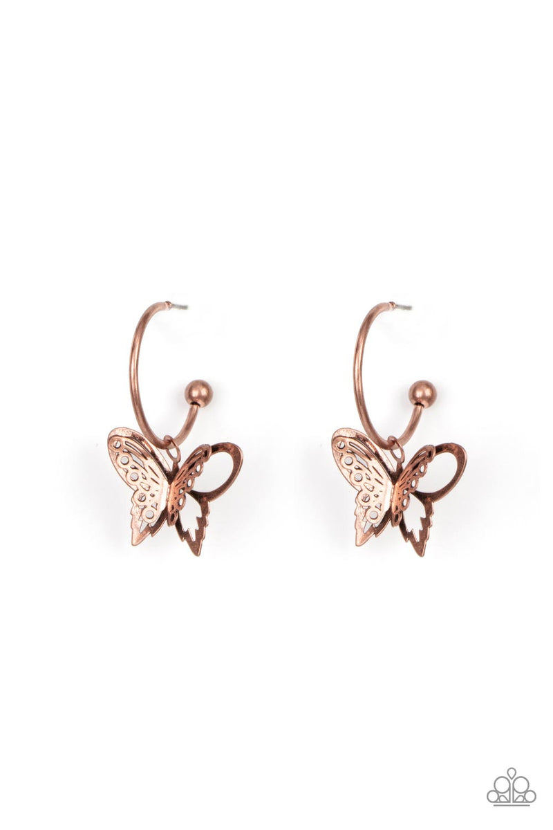 paparazzi-accessories-butterfly-freestyle-copper-earrings
