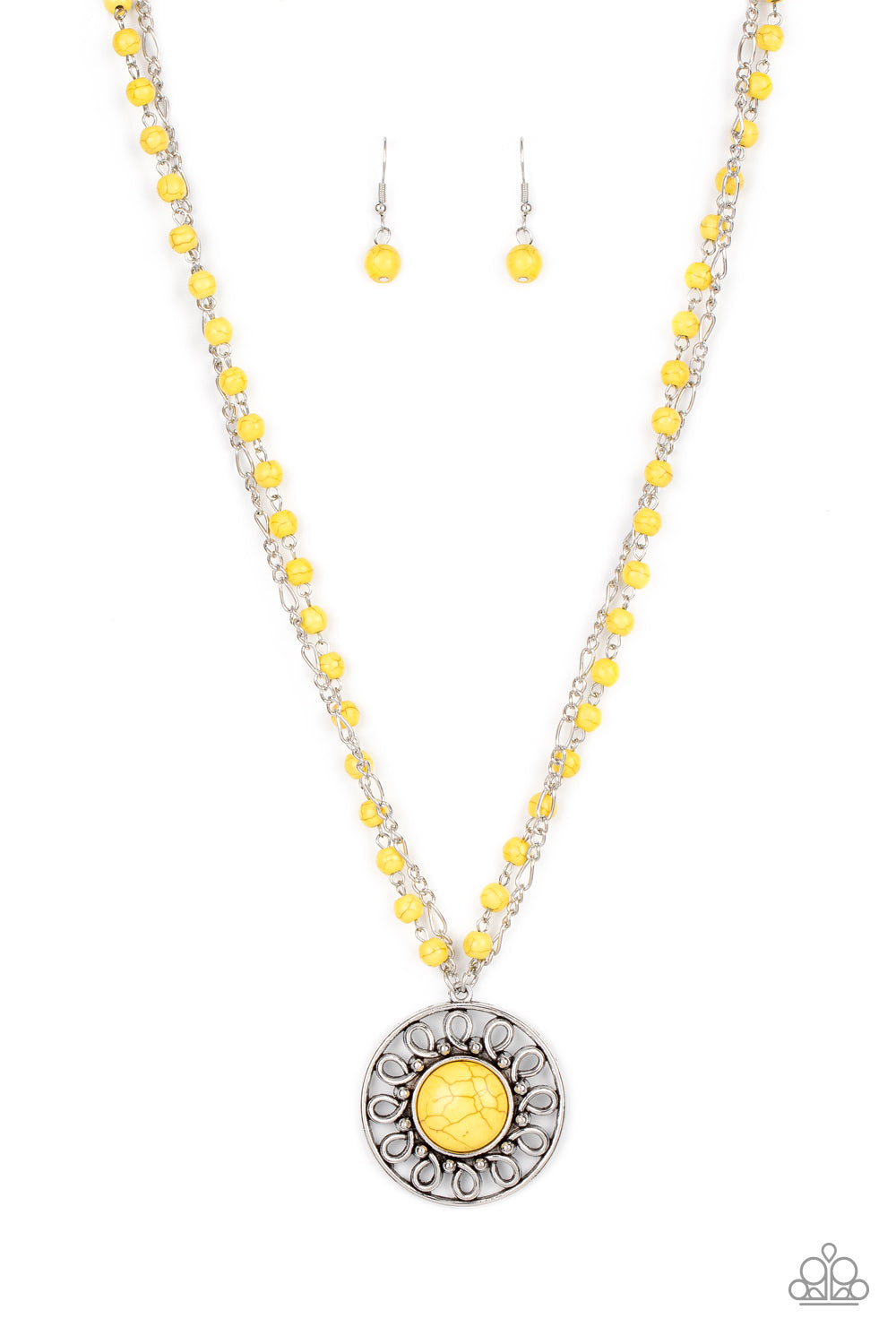 paparazzi-accessories-sahara-suburb-yellow-necklace