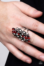 Load image into Gallery viewer, Smoky Smolder - Red Ring - Paparazzi Jewelry
