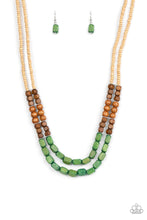 Load image into Gallery viewer, paparazzi-accessories-bermuda-bellhop-green-necklace
