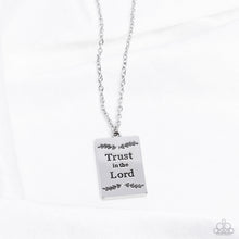 Load image into Gallery viewer, All About Trust - White Necklace - Paparazzi Jewelry
