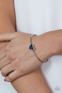 Heart of Ice - Blue Bracelet - Paparazzi Jewelry