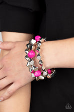 Load image into Gallery viewer, A Perfect TENACIOUS - Pink Bracelet - Paparazzi Jewelry
