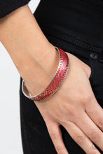 Load image into Gallery viewer, Relic Raider - Red Mens Bracelet - Paparazzi Jewelry
