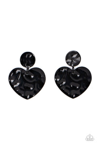 paparazzi-accessories-just-a-little-crush-black-post earrings