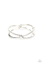 Load image into Gallery viewer, paparazzi-accessories-knot-my-first-rodeo-silver-bracelet

