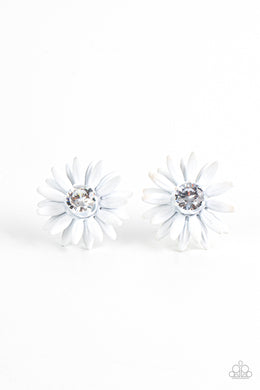 paparazzi-accessories-sunshiny-dais-y-white