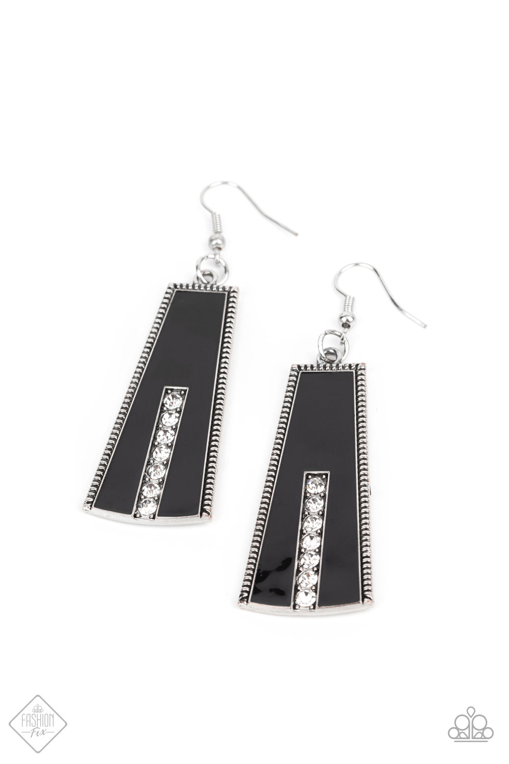 paparazzi-accessories-demandingly-deco-black-earrings
