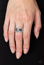 Load image into Gallery viewer, Engagement Party Posh - Blue Ring - Paparazzi Jewelry
