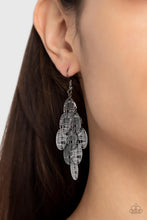 Load image into Gallery viewer, Cross It Off My List - Black Earrings - Paparazzi Jewelry
