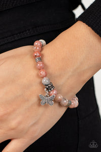 Butterfly Nirvana - Pink Bracelet - Paparazzi Jewelry