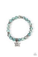 Load image into Gallery viewer, paparazzi-accessories-butterfly-nirvana-blue-bracelet
