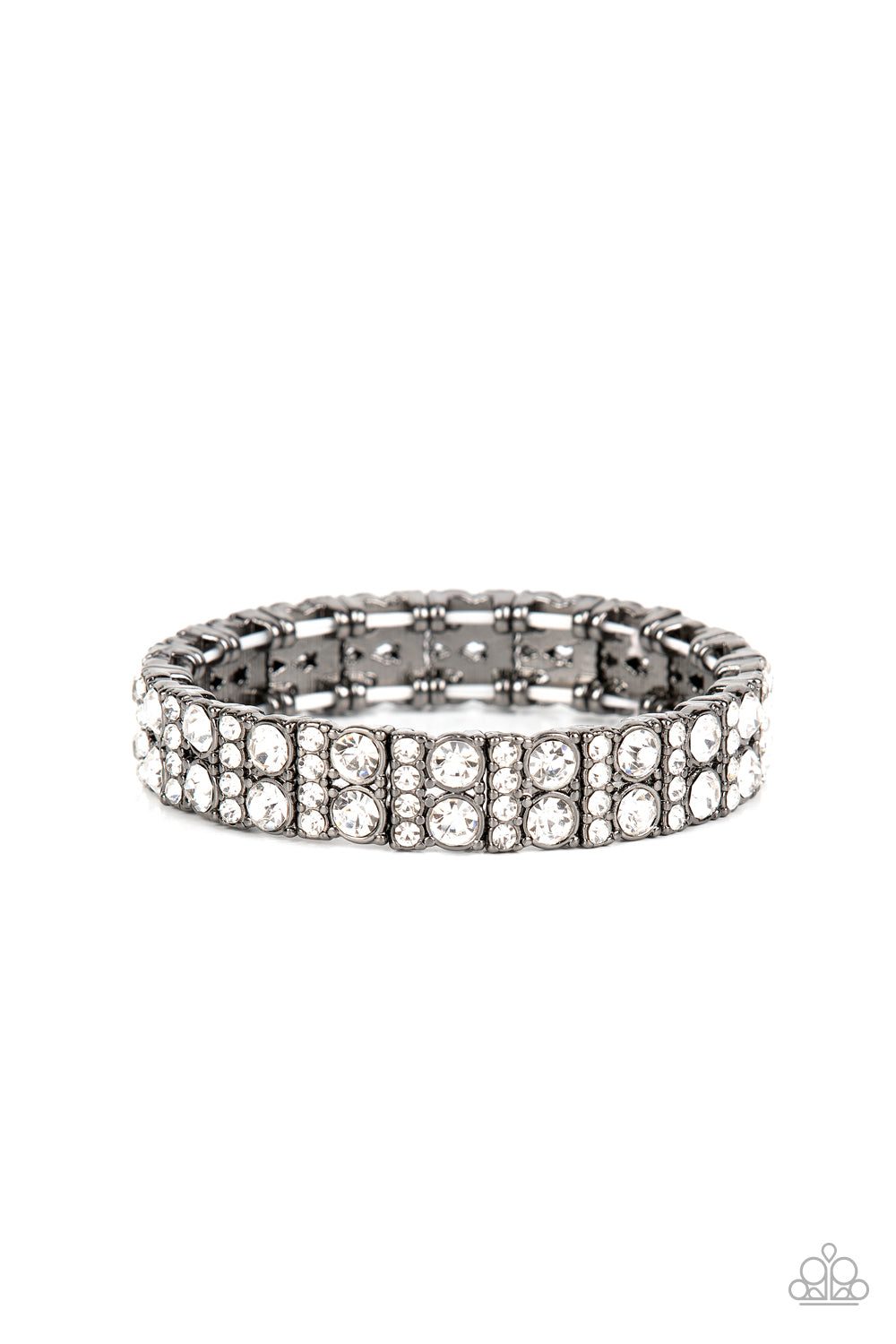 paparazzi-accessories-mic-dropping-drama-black-bracelet