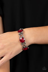 Devoted to Drama - Red Bracelet - Paparazzi Jewelry