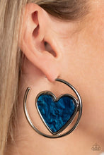 Load image into Gallery viewer, Smitten with You - Blue Earrings - Paparazzi Jewelry
