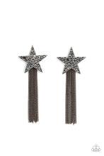 Load image into Gallery viewer, paparazzi-accessories-superstar-solo-black-post earrings
