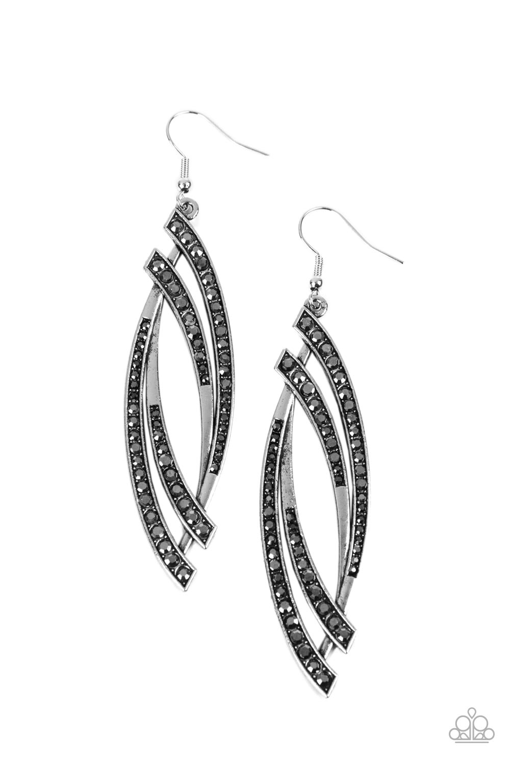 paparazzi-accessories-twinkle-for-two-silver-earrings