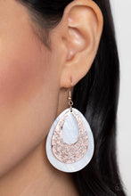 Load image into Gallery viewer, Bountiful Beaches - Rose Gold Earrings - Paparazzi Jewelry
