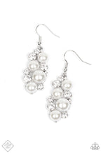 Load image into Gallery viewer, paparazzi-accessories-fond-of-baubles-white-earrings
