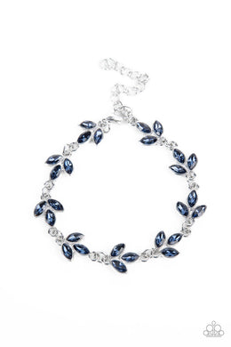 paparazzi-accessories-gala-garland-blue-bracelet