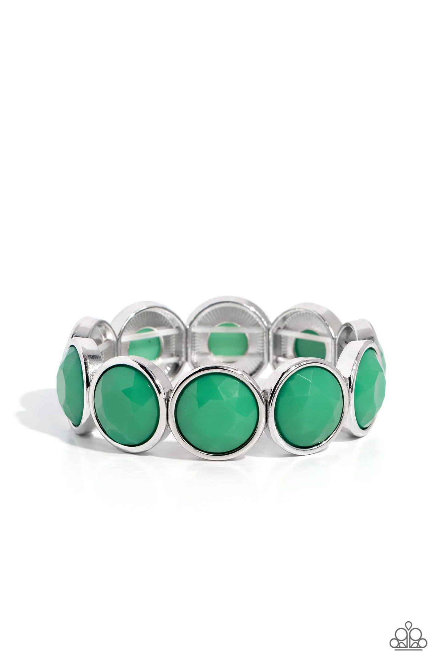 paparazzi-accessories-long-live-the-loud-green-bracelet