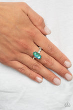 Load image into Gallery viewer, Stellar Sensation - Green Ring - Paparazzi Jewelry
