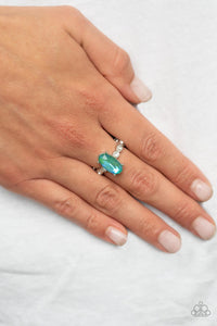 Stellar Sensation - Green Ring - Paparazzi Jewelry