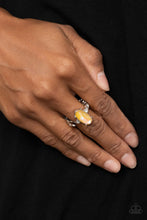 Load image into Gallery viewer, Stellar Sensation - Yellow Ring - Paparazzi Jewelry
