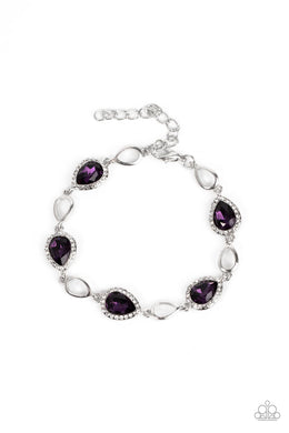 paparazzi-accessories-timelessly-teary-purple-bracelet