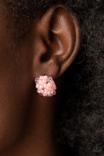 Load image into Gallery viewer, Bunches of Bubbly - Pink Post Earrings - Paparazzi Jewelry
