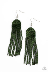 paparazzi-accessories-right-as-rainbow-green-earrings